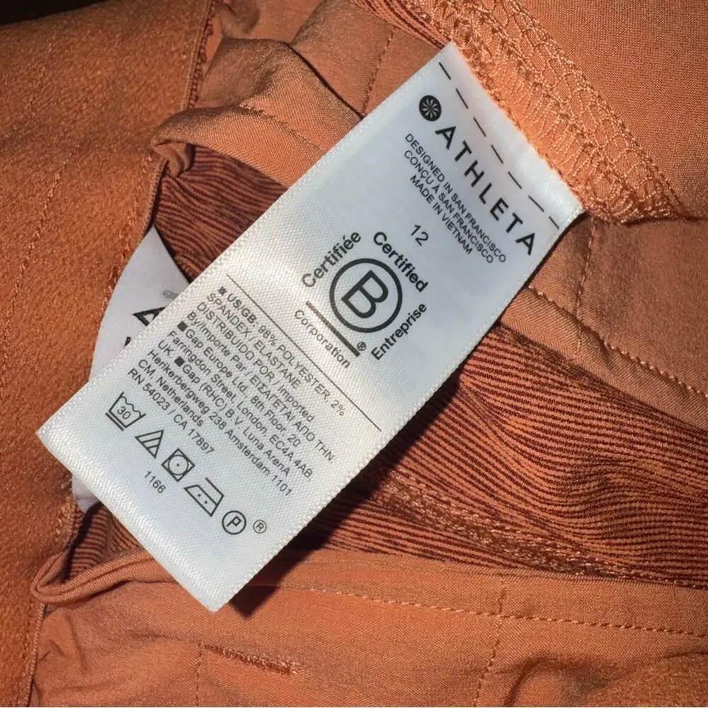Athleta Echo Short Size 12